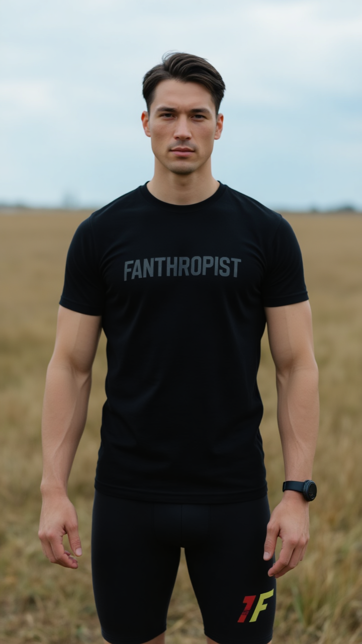 Mens Stealth T-Shirt - Shadow Black